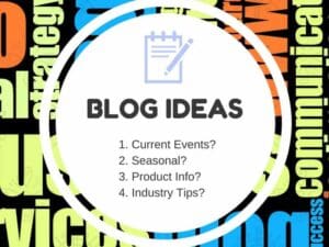 blog ideas